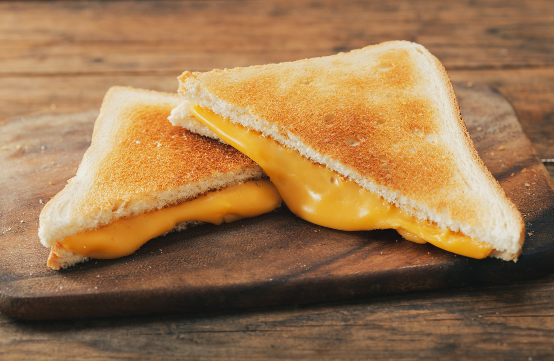 grilled cheese sandwiches